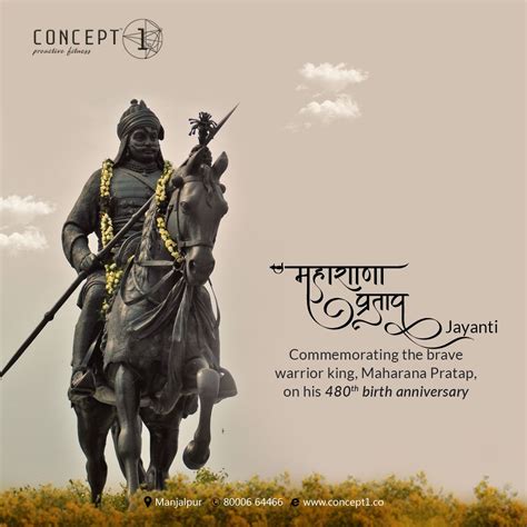 Commemorating The Brave Warrior King Maharana Pratap On His 480th