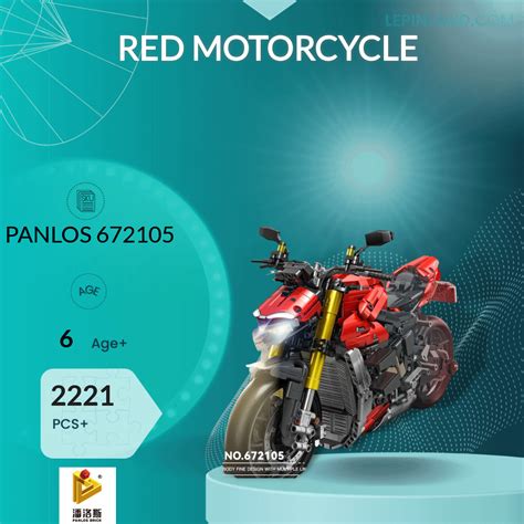 Technician Panlosbrick Red Motorcycle Lepin Land Shop