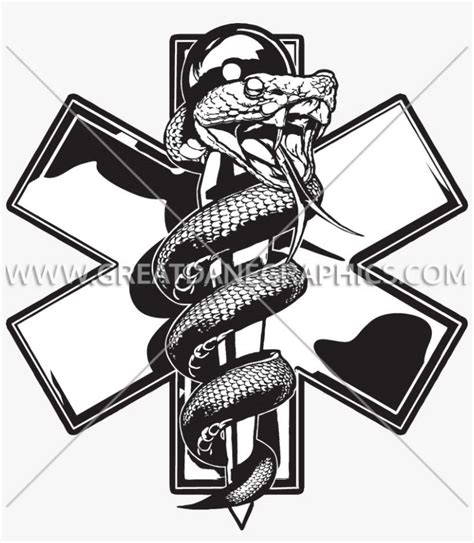 Star Of Life Emt Tattoo