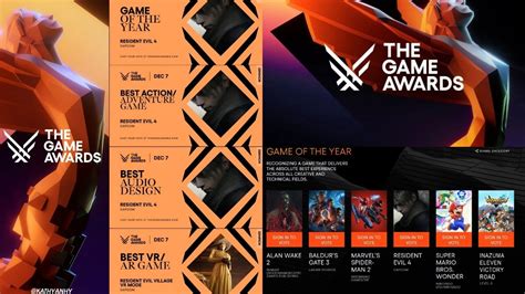 Así Puedes Votar Por Tu Título Favorito Al Juego Del Año En The Game Awards 2023