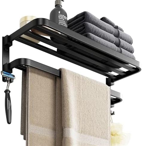 Luxspire Towel Racks For Bathroom Wall Mounted Metal Towel Holder With