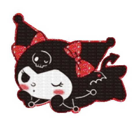 Kuromi Glitter Scene Scencore Emo Sanrio Kuromi Devil