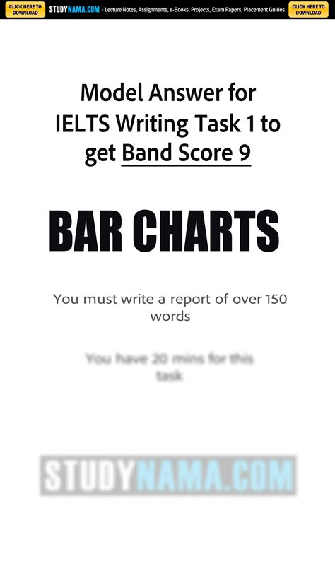SOLUTION: Ielts writing model bar chart sample answer for band score 9 ...