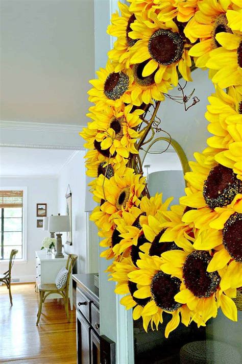 DIY Sunflower Wreath In Under 30 Minutes Chatfield Court