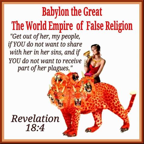 Pin By Tracy Theriot On JW Likes Revelation Bible Study Babylon The