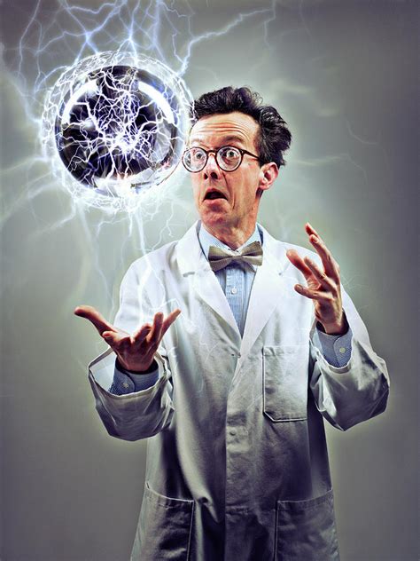 Mad Scientist By Science Photo Library