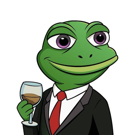 Pepe Meme En Inglés Vector Premium