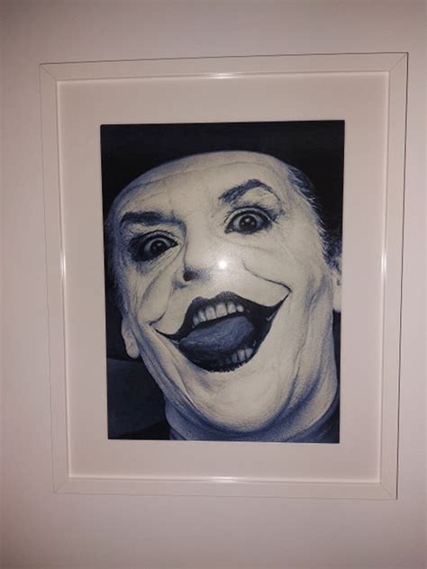 Batman Joker Movie 1989 - Jack Nicholson - Foto Framed Photo Art Jack Nicholson,Batman Joker ...