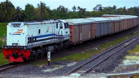 Kereta Api Pulp Lokomotif CC 204 Kereta Api Babaranjang 2 Lokomotif CC