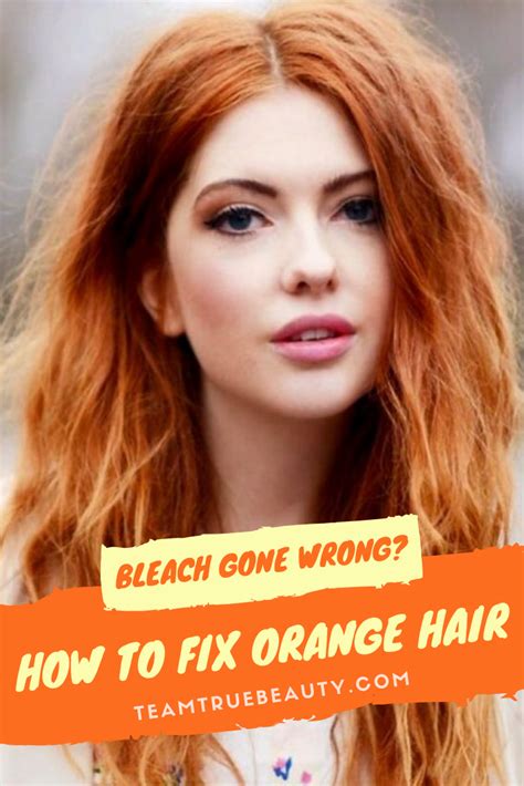 How To Fix Orange Hair After Bleaching Artofit