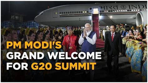 G20 Summit 2022 Live Updates Pm Modi Lands In Bali To Join World