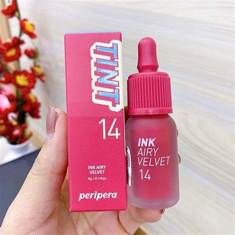 Son Kem Lì Peripera Ink Airy Velvet Tint Màu 14 Rosy PinkSon Kem Lì