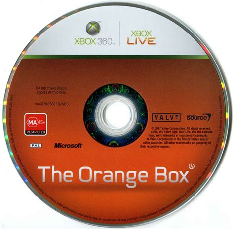 The Orange Box (2007) Xbox 360 box cover art - MobyGames