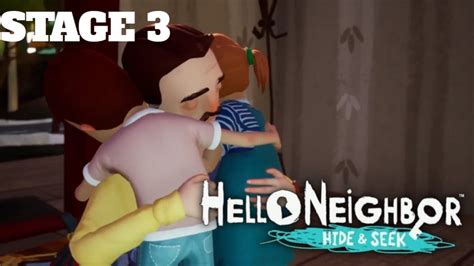 MENJADI PEMADAM KEBARAKAN HELLO NEIGHBOR HIDE AND SEEK STAGE 3