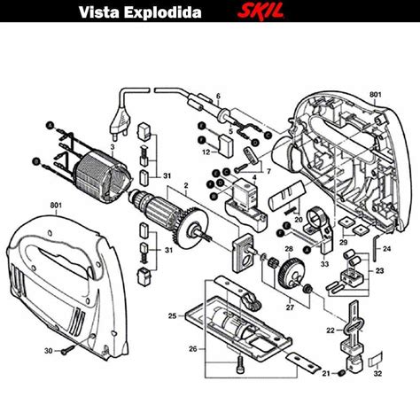 Vista Explodida Pe As P Serra Tico Tico Skil F V