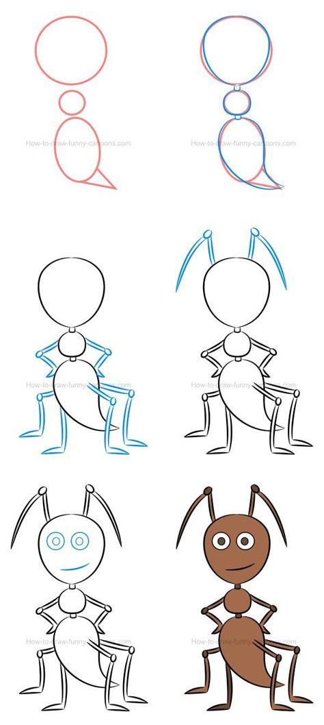 How To Draw An Illustration Of An Ant Ant Art Art Drawings For Kids