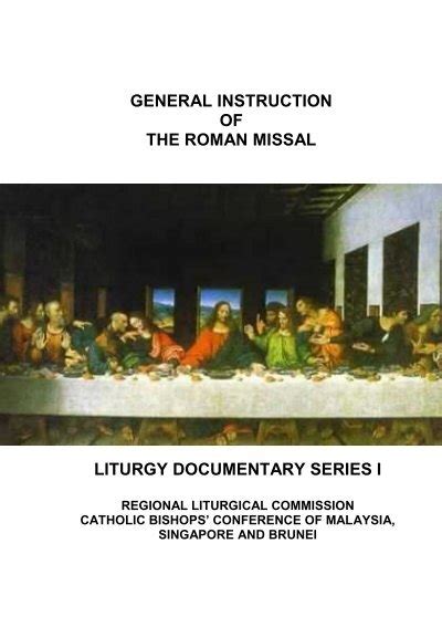 General Instruction Of The Roman Missal Liturgy Documentary Series I