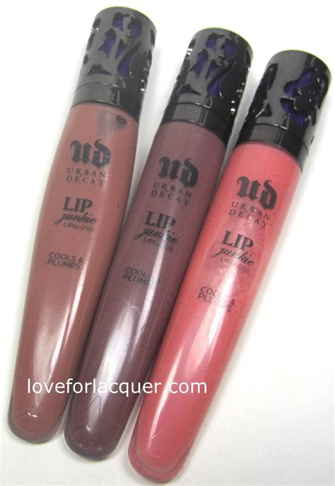 Urban Decay Lip Junkie Cooling Lip Gloss New Shades Naked Streak