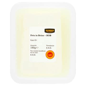 Jumbo Feta In Brine BOB Kaas 40 150g Bestellen Jumbo