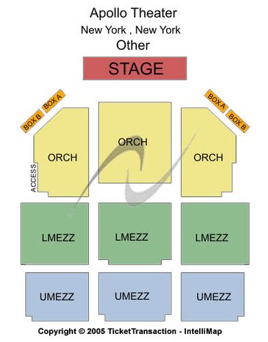 Apollo Theater Tickets and Apollo Theater Seating Charts - 2023 Apollo ...