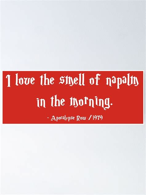 "Apocalypse now quote" Poster by quotationn | Redbubble