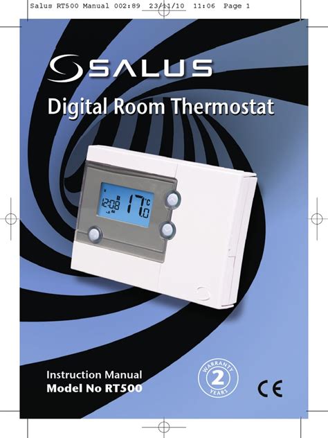 Salus Rt500 Manual 002 Pdf