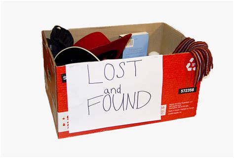 Lost And Found - Lost & Found Box Items, HD Png Download , Transparent ...