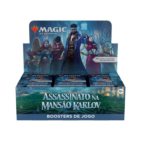 Booster Box Booster De Jogo Magic Assassinato Na Mans O Karlov