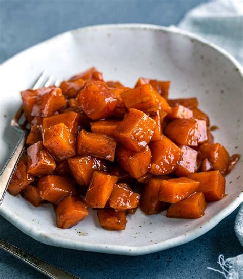 Candied Yams With Bourbon Perfect Holiday Side The Chunky Chef