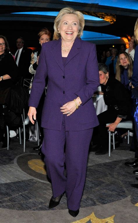 Purple Power From Hillary Clintons Colorful Pantsuits E News