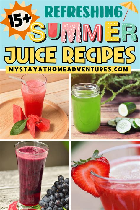 15+ Of The Best Summer Juice Recipes