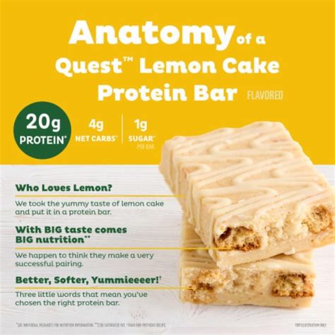 Quest Lemon Cake Protein Bars Ct Kroger