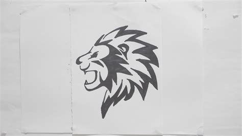 Lion Tattoo Drawings