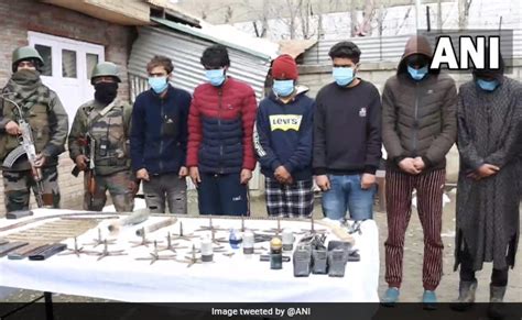 6 Jaish E Mohammed Terror Associates Arrested In Kashmir Cops