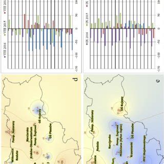 Spatial Distribution Of Average Precipitation Totals And The Degree Of