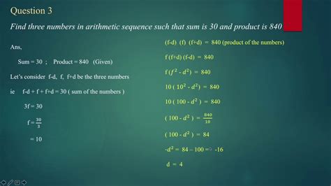 Sslc Exam Mathematics Arithmetic Sequence Part Kite Victers