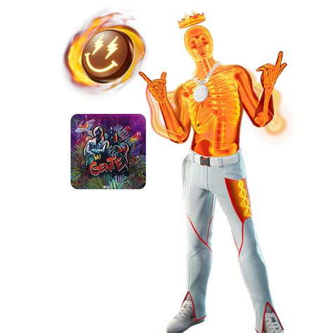 Fortnite Inferno Skeleton Balvin Bundle Skin Bundle