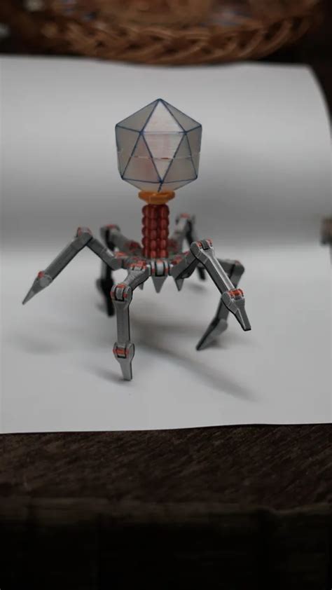 T4 Bacteriophage - Print in Place & Support Free by PrintJedi - MakerWorld