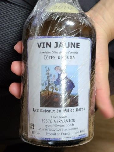 Les Coteaux Du Val De Sorne Vin Jaune C Tes Du Jura Vivino Us