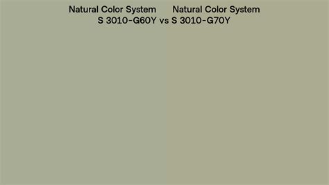 Natural Color System S 3010 G60y Vs S 3010 G70y Side By Side Comparison