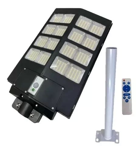 Foco Solar Led Exterior Focos Foco Solares W Soporte Cuotas Sin