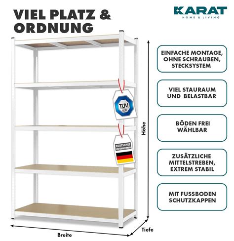 Wytrzymałe regały w różnych kolorach i Kaufland pl