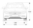 Mercedes Benz C Klasse Limousine W Abmessungen Technische