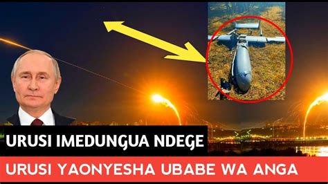 Breaking News Urusi Kibabe Imeshusha Ndege Zilizokuwa Zimeelekezwa