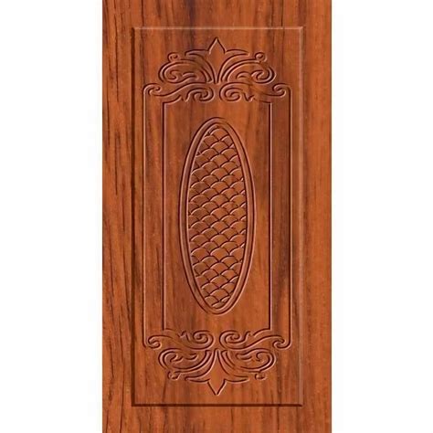 Brown Laminated Designer Membrane Doors For Home Door Height