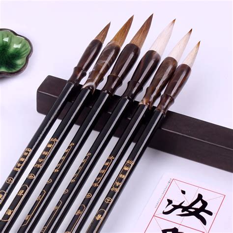 Multiple Hairs Chinese Calligraphy Brushes Pen Weasel Brushes Artist