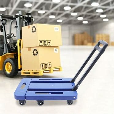 Folding Hand Truck Utility Luggage Trolley Portable Shopping Cart Foldable Platform Truck ...