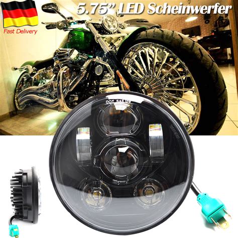 Zoll Runde Motorrad Led Haupt Scheinwerfer Projektor Lampe F R