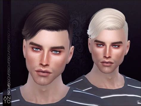 Shaved Hairstyle With Long Top For Your Simmies Found In Tsr Category