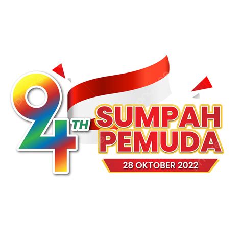 Selamat Hari Sumpah Pemuda Ke Tahun Merah Putih Png Porn